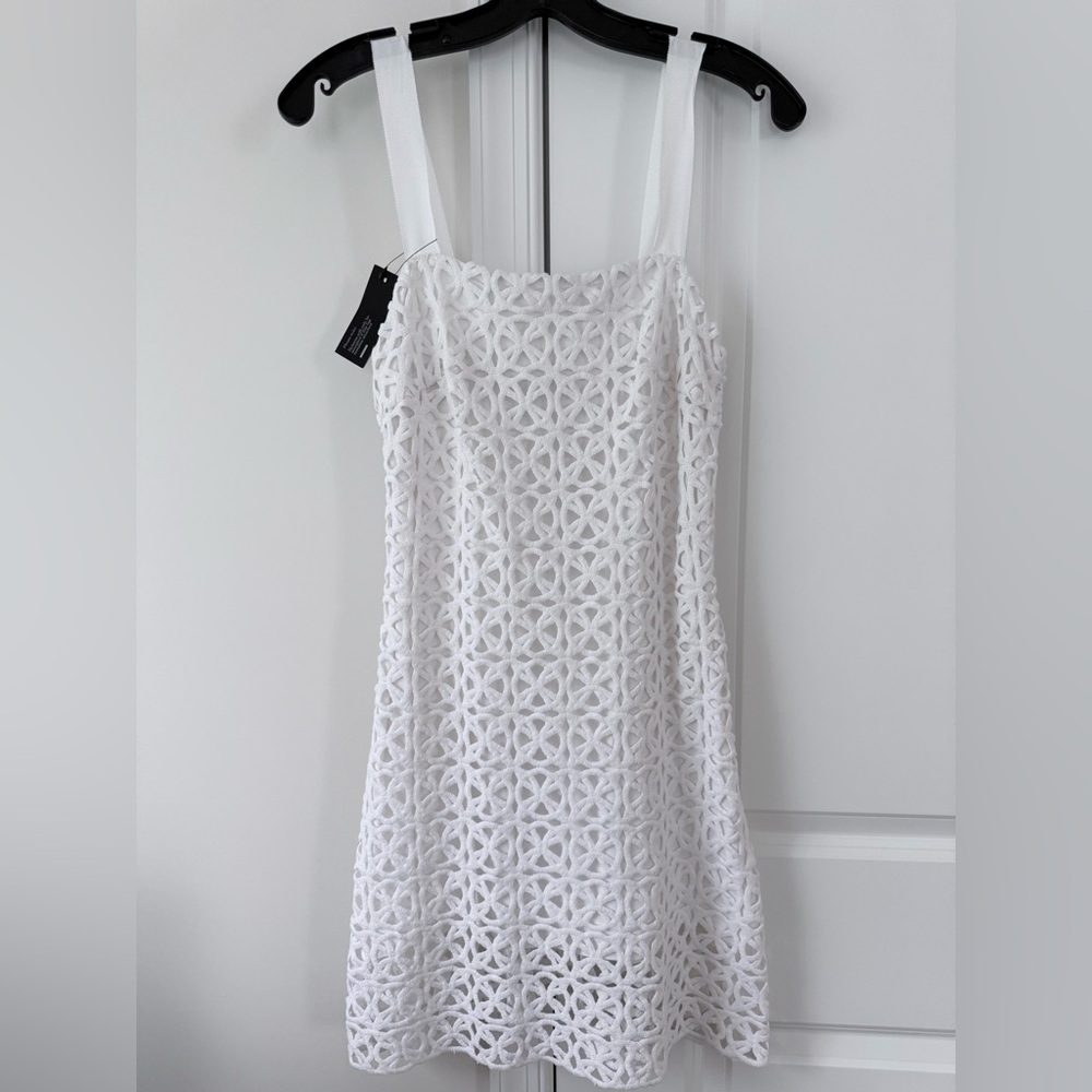 Miguelina Kira Cotton Crochet Mini Dress - Picture 2 of 8
